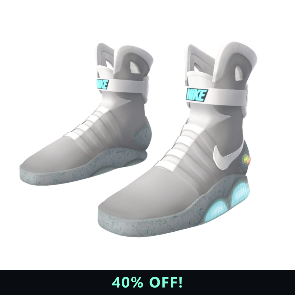 映画「Back To The Future」のNikeスニーカー — 40% OFF!