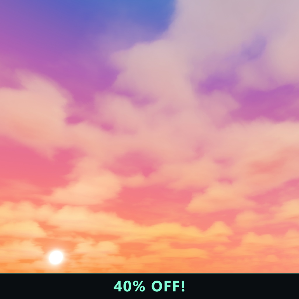 Beautiful Sky Shader — 40% OFF!